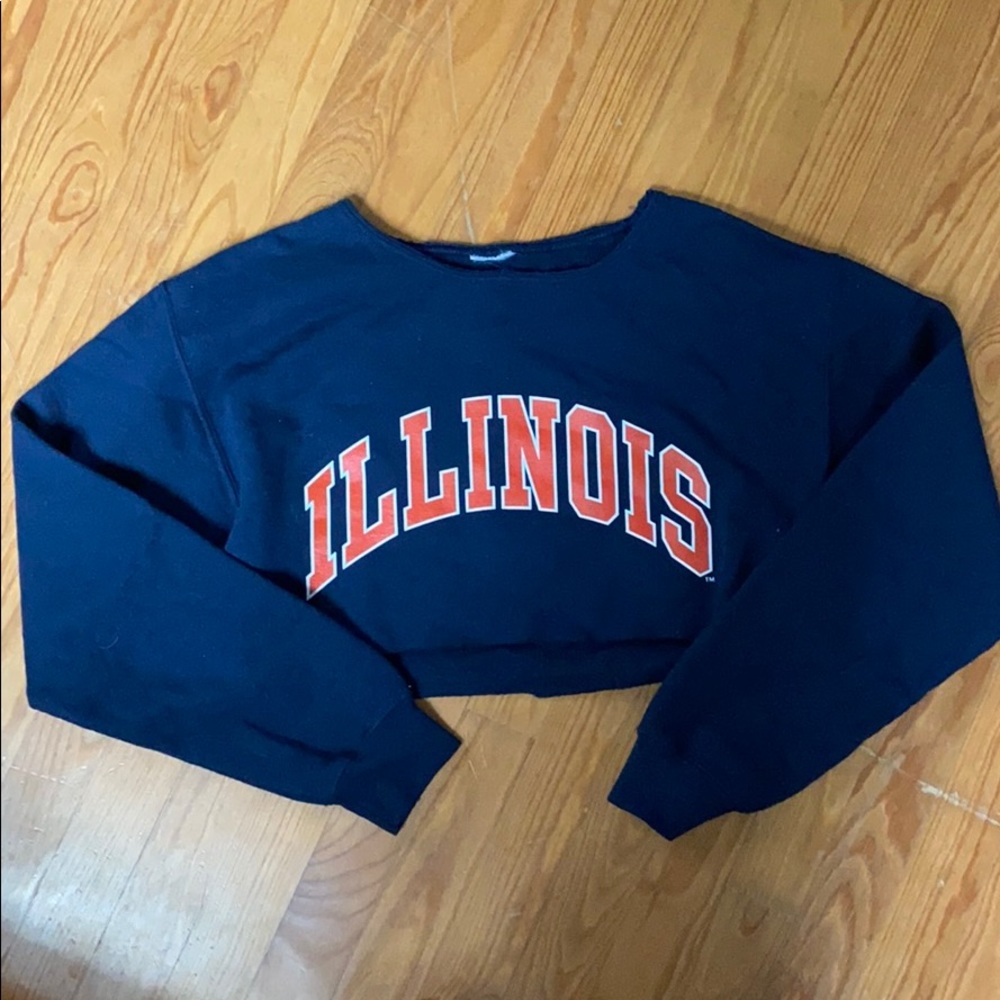 Cropped Illinois Sweatshirt